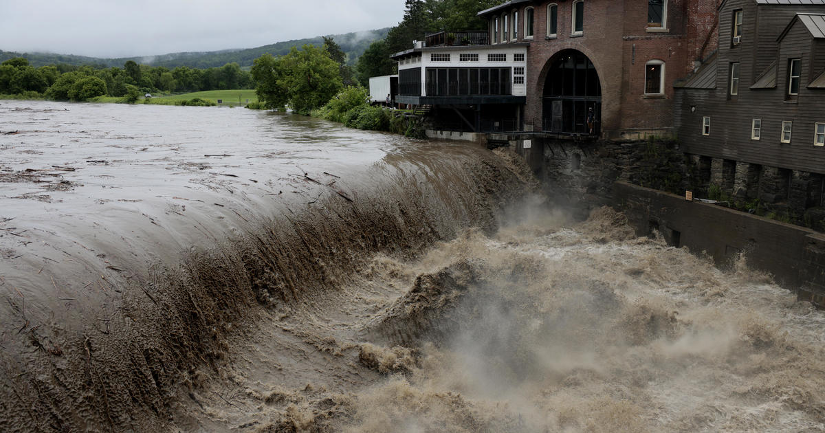 Rain, flooding continue to slam Northeast: "The river was at our doorstep"