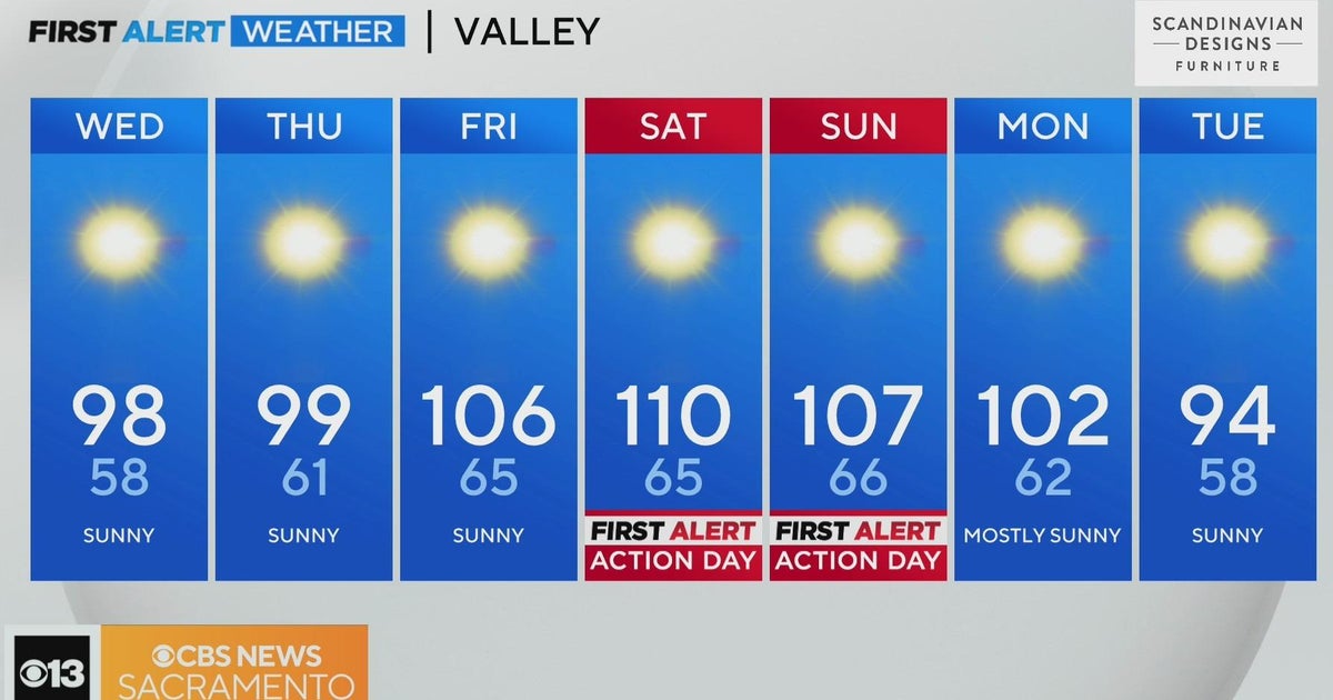 Wednesday morning weather forecast - July 12, 2023