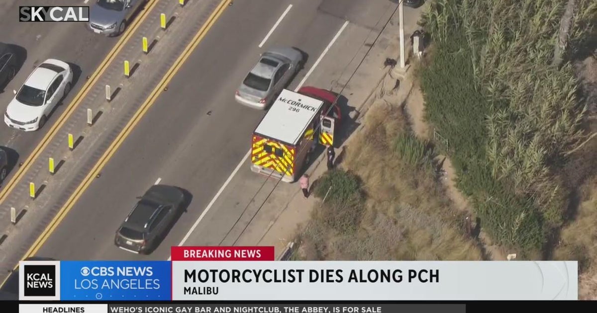 Motorcyclist killed in crash on PCH in Malibu - CBS Los Angeles