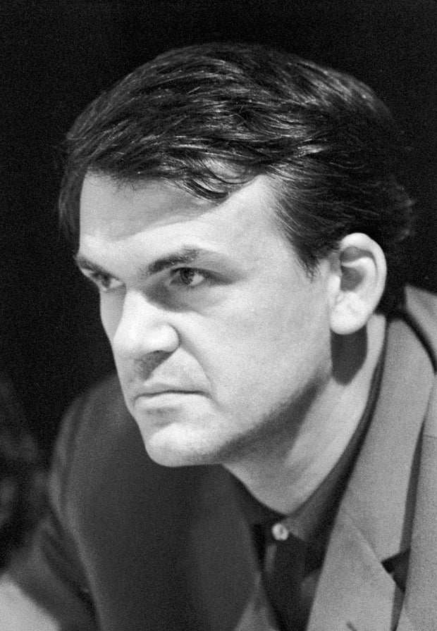 A June 27, 1967 file picture shows Czech-born writer Milan Kundera in Prague