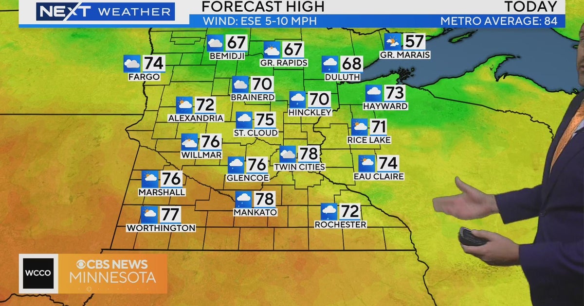 NEXT Weather: 9 a.m. forecast from July 12, 2023 - CBS Minnesota