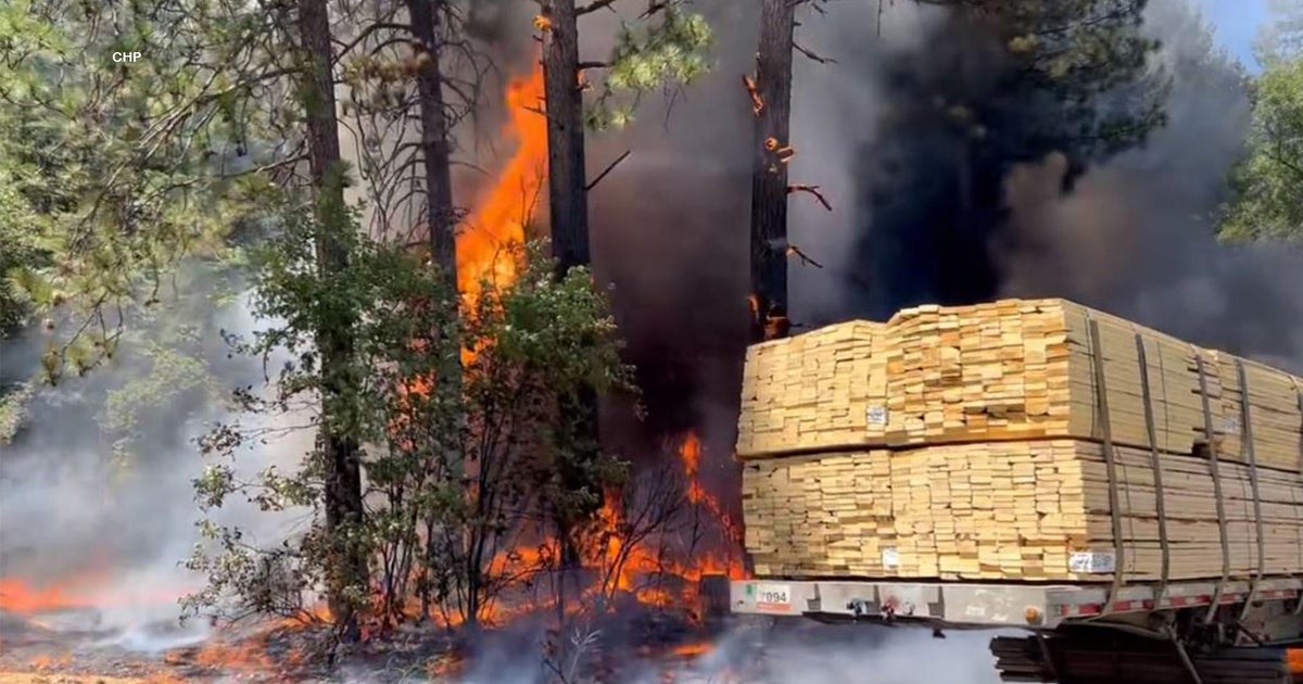 WB I-80 reopens in Sierra after trailer fire spreads to vegetation