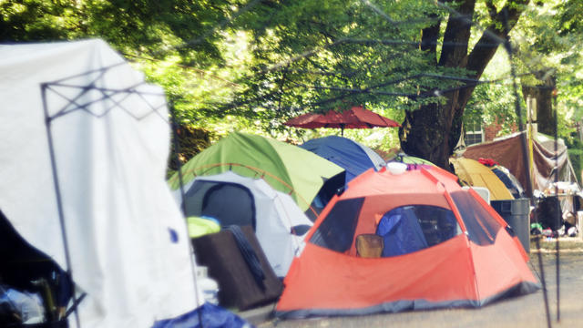 Homeless encampment 