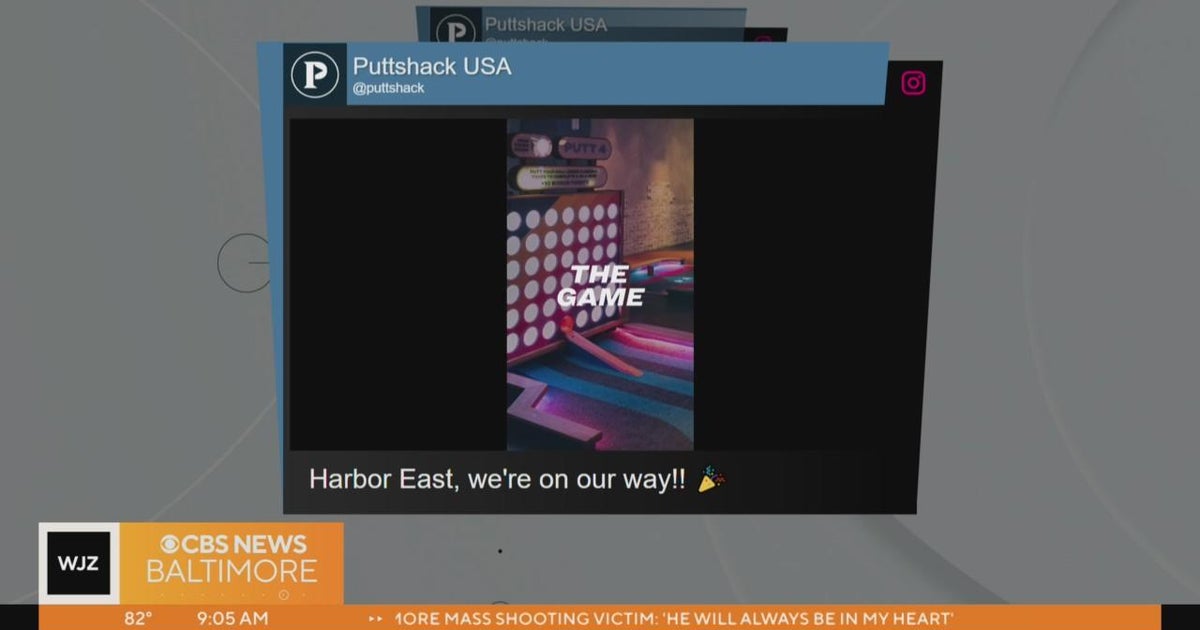 High-tech mini golf Puttshack coming to Harbor East in Baltimore - CBS ...