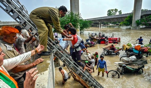 Flood In River Yamuna In Delhi 