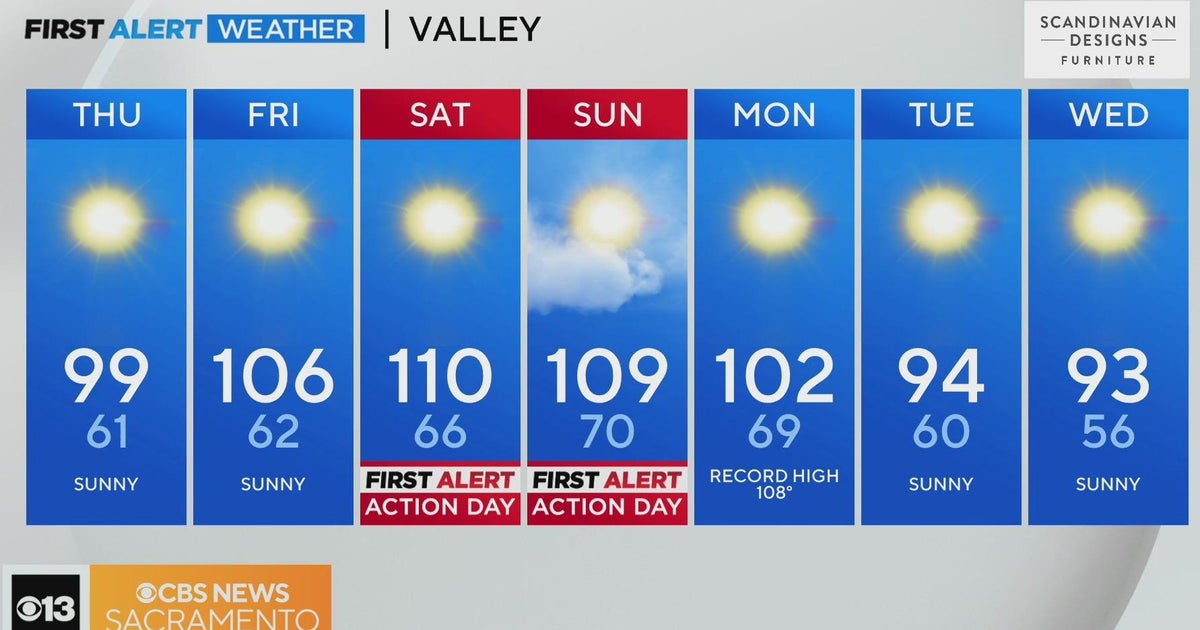 Thursday morning weather forecast - July 13, 2023