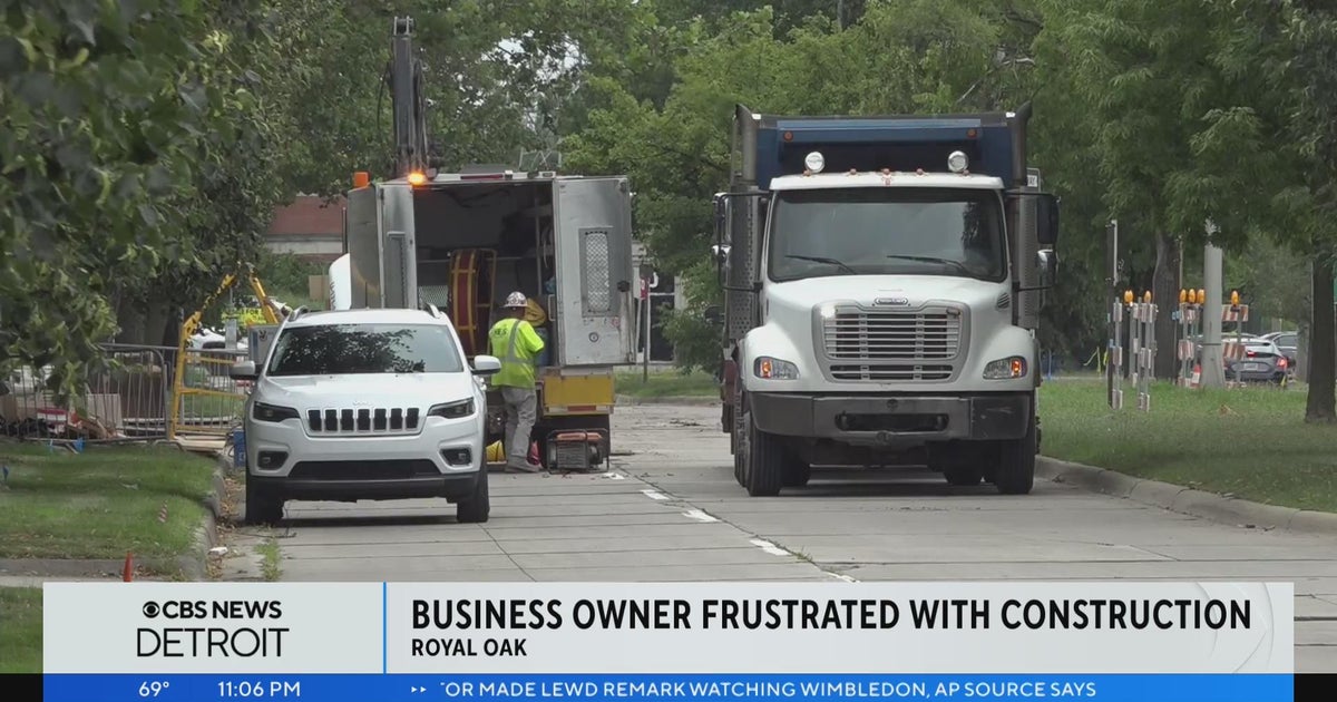 Royal Oak businesses say construction leading to lack of customer