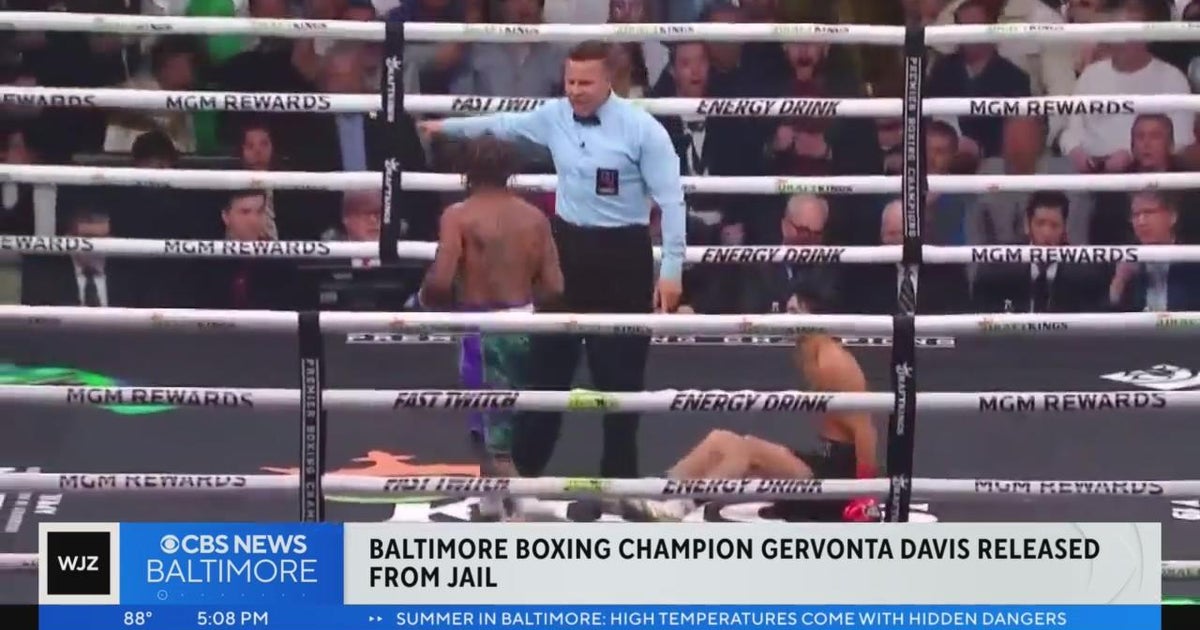 Baltimore Boxer Gervonta Davis has been released from jail - CBS Baltimore