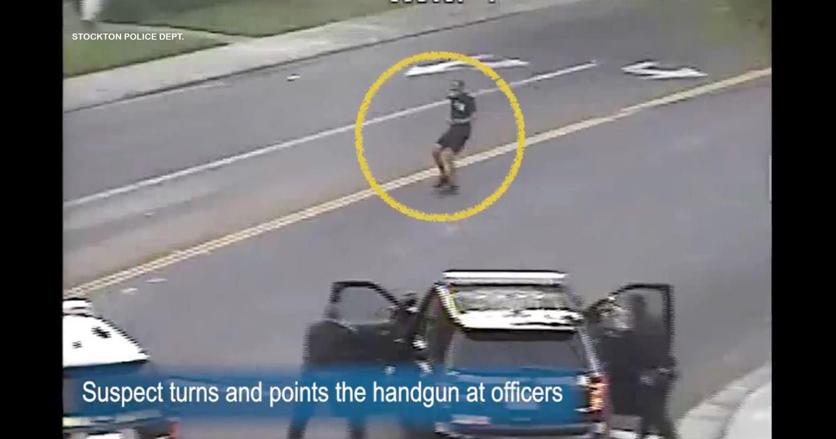 Body camera video reveals moments leading up to Stockton police shooting killing armed suspect