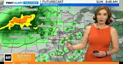 Showers help cool off North Texas over the weekend - CBS Texas