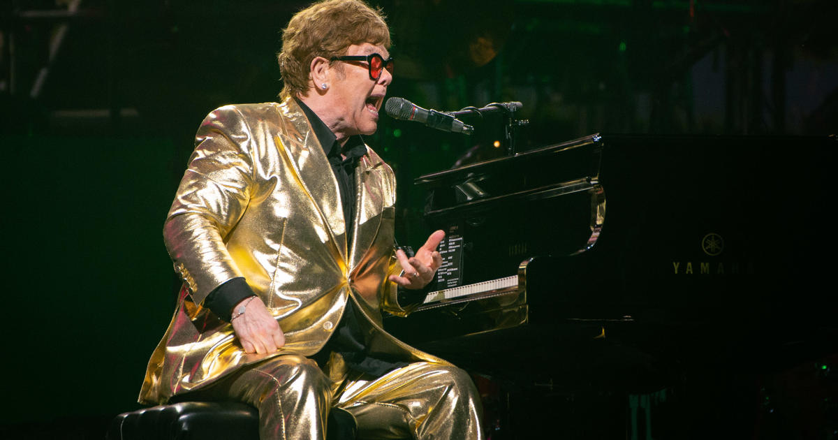 Elton John spends night in hospital after falling at his home in Nice, France