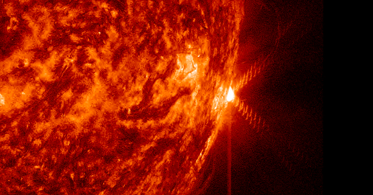 Radio communications on earth knocked out by powerful solar flare