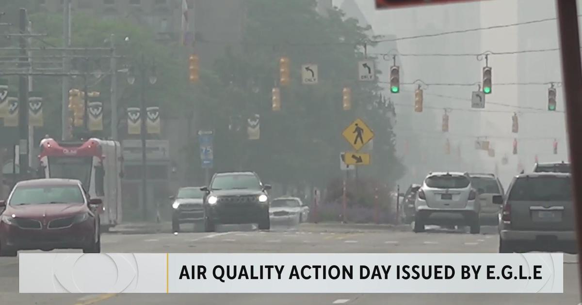 Canadian Wildfire Smoke Triggers Air Quality Alert In Michigan Cbs