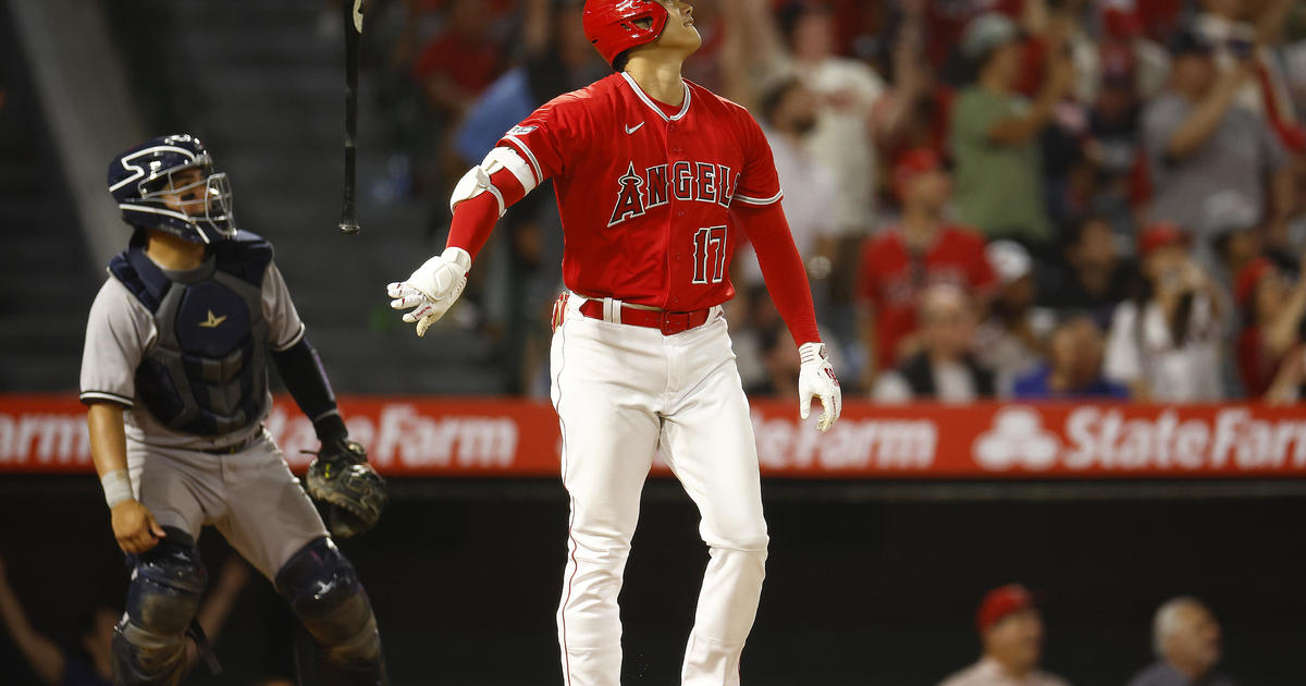 Ohtani gets the win, ties for the MLB HR lead as the Angels beat