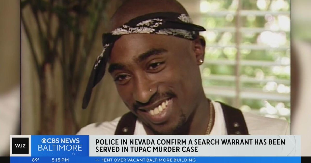 Las Vegas police search home in connection to Tupac Shakur murder - CBS ...
