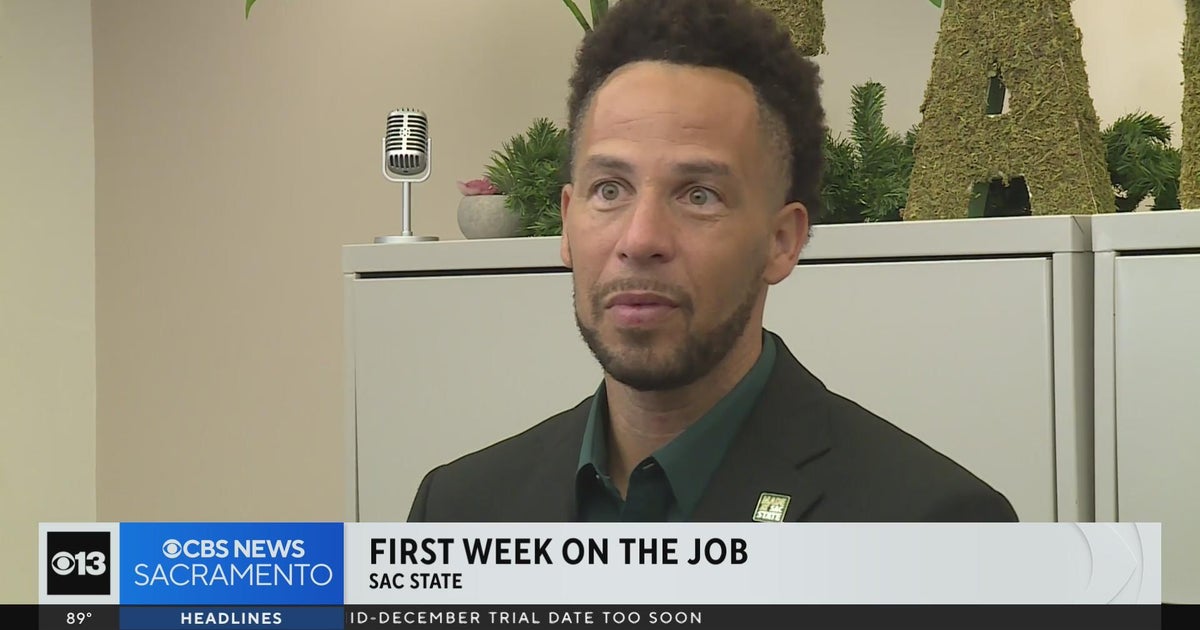It's the first week on the job for Sac State's new president CBS