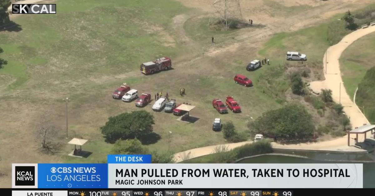 Man drowns in lake at Magic Johnson Park - CBS Los Angeles