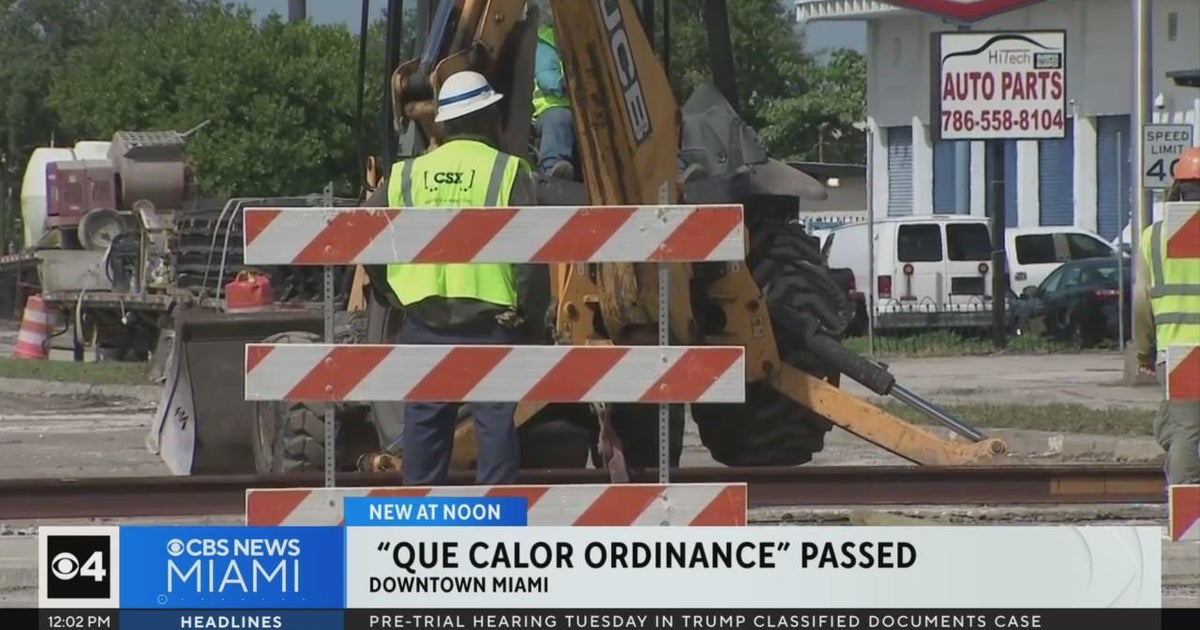 Outside personnel in Miami-Dade are a move nearer to owning warmth exposure protections Outside personnel in Miami-Dade are a move nearer to owning warmth exposure protections