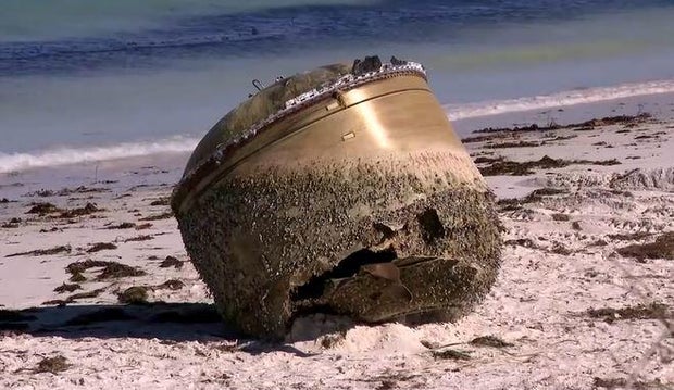 Mystery object that washed up on Australia beach believed to be part of a rocket
