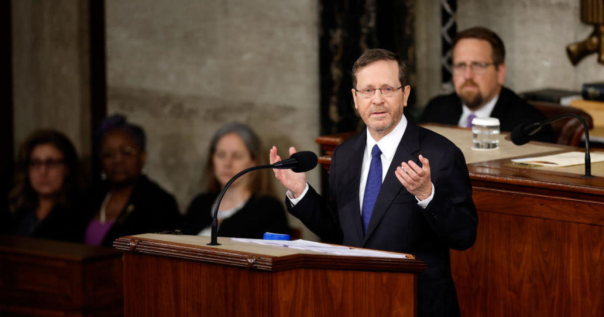 Israeli President Isaac Herzog addresses Congress, emphasizing strength of U.S. ties