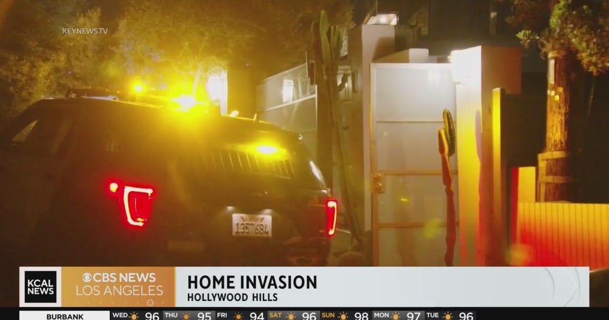 One injured in armed home invasion in Hollywood Hills - CBS Los Angeles