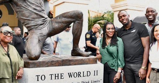PHOTOS: City of Miramar unveiled statue of fastest man on Earth Usain Bolt