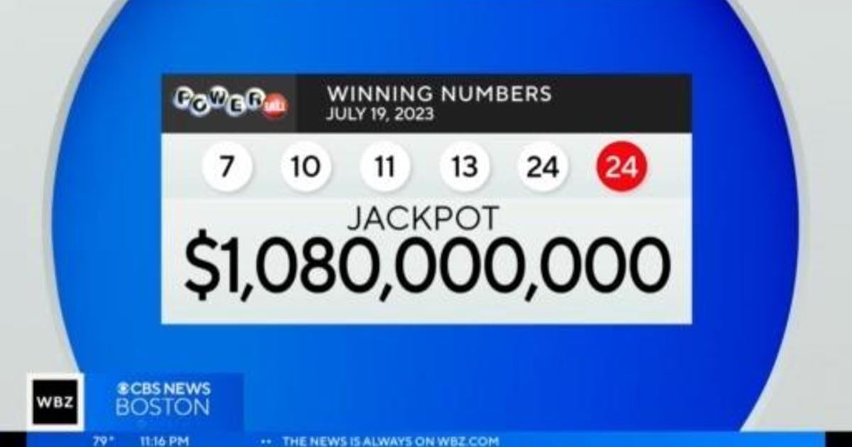 Powerball numbers drawn Wednesday night for  billion jackpot