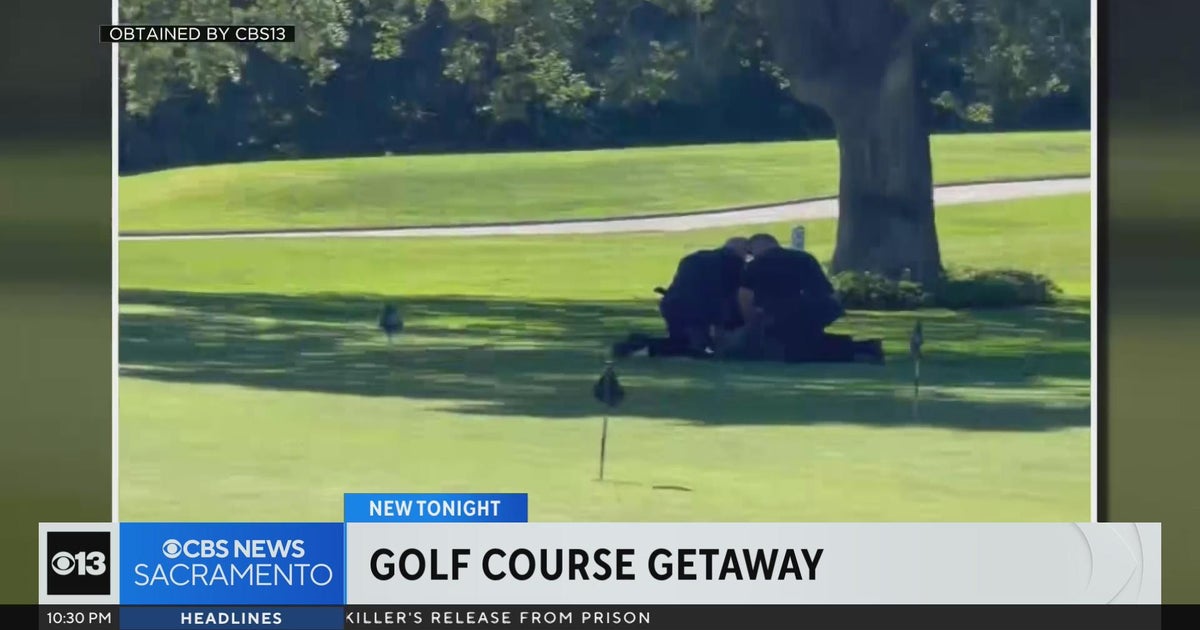 Fairfield police chase down suspect on golf course