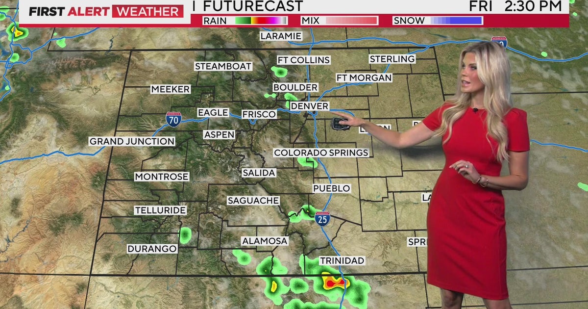 A Few More Severe Storms Possible Friday - CBS Colorado