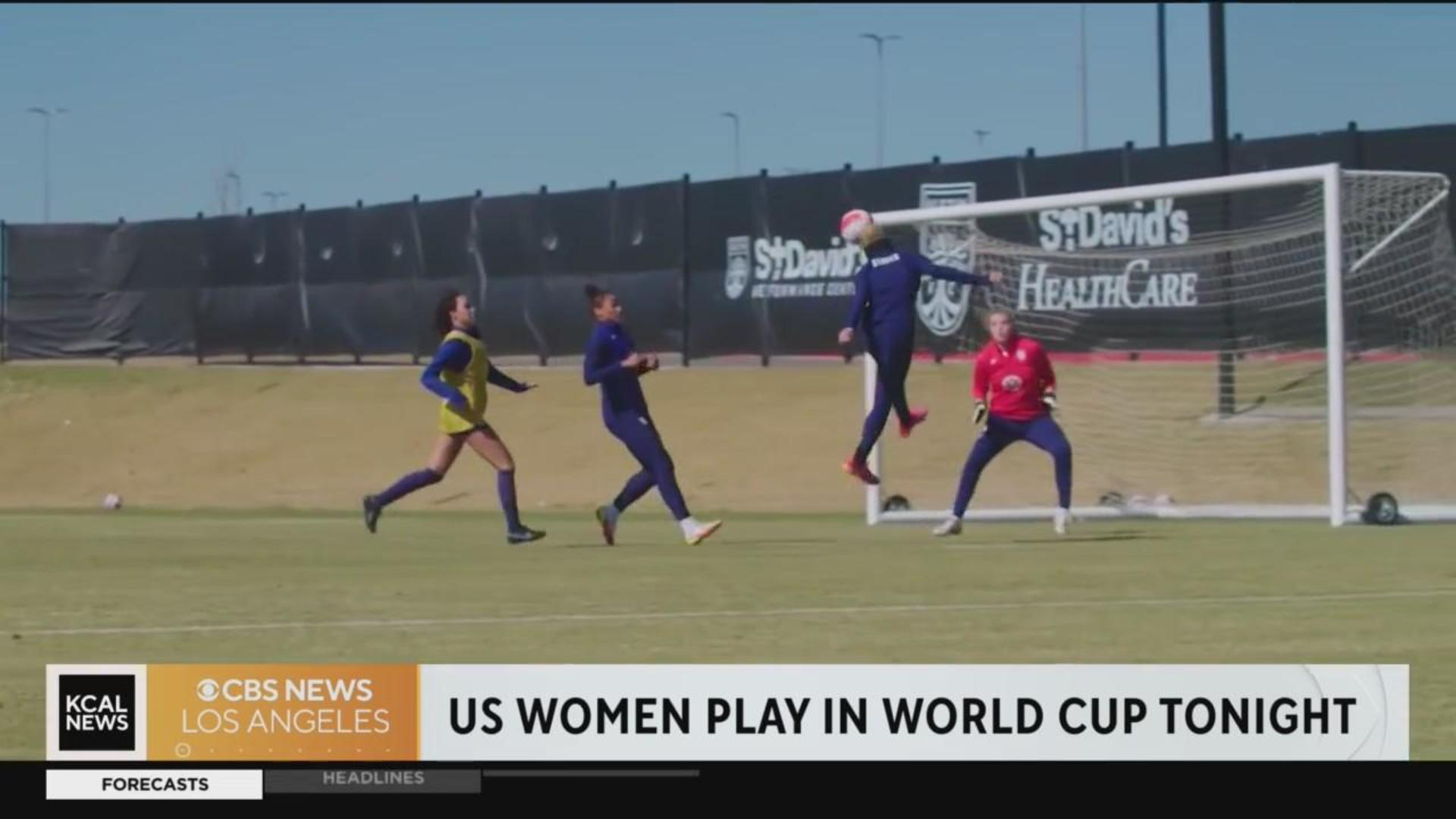 US Women's soccer team plays in the World Cup Friday night - CBS Los Angeles