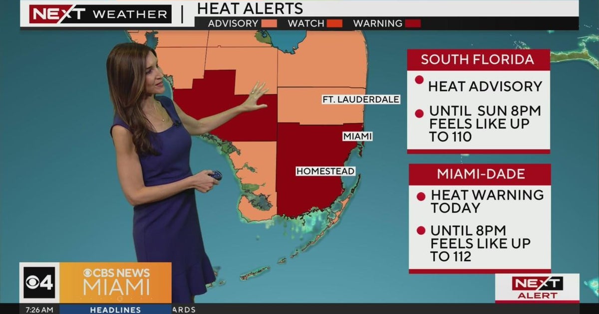 NEXT Weather forecast for Friday 7/21/2023 7AM - CBS Miami