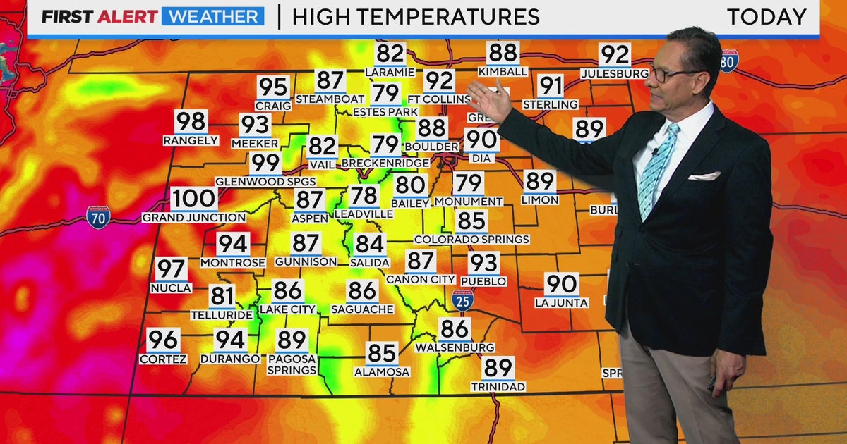 Hot temperatures will be ramping up across Colorado for several days ...