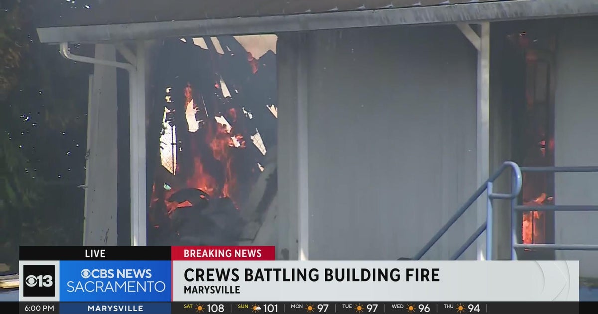 Marysville warehouse fire expected to burn for a day