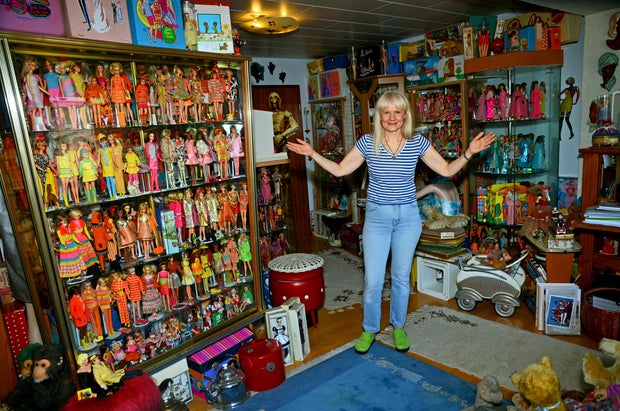dpa-Exclusive - Barbie doll collector Bettina Dorfmann