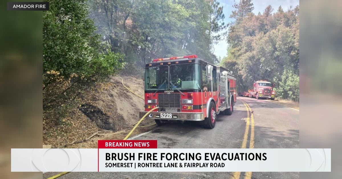 Crews battle fire burning in Somerset