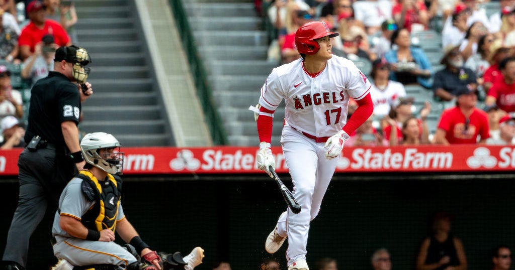 Shohei Ohtani homers in last home game before trade deadline as the Angels beat the Pirates 75 Shohei Ohtani homers in last home game before trade deadline as the Angels beat the Pirates 75