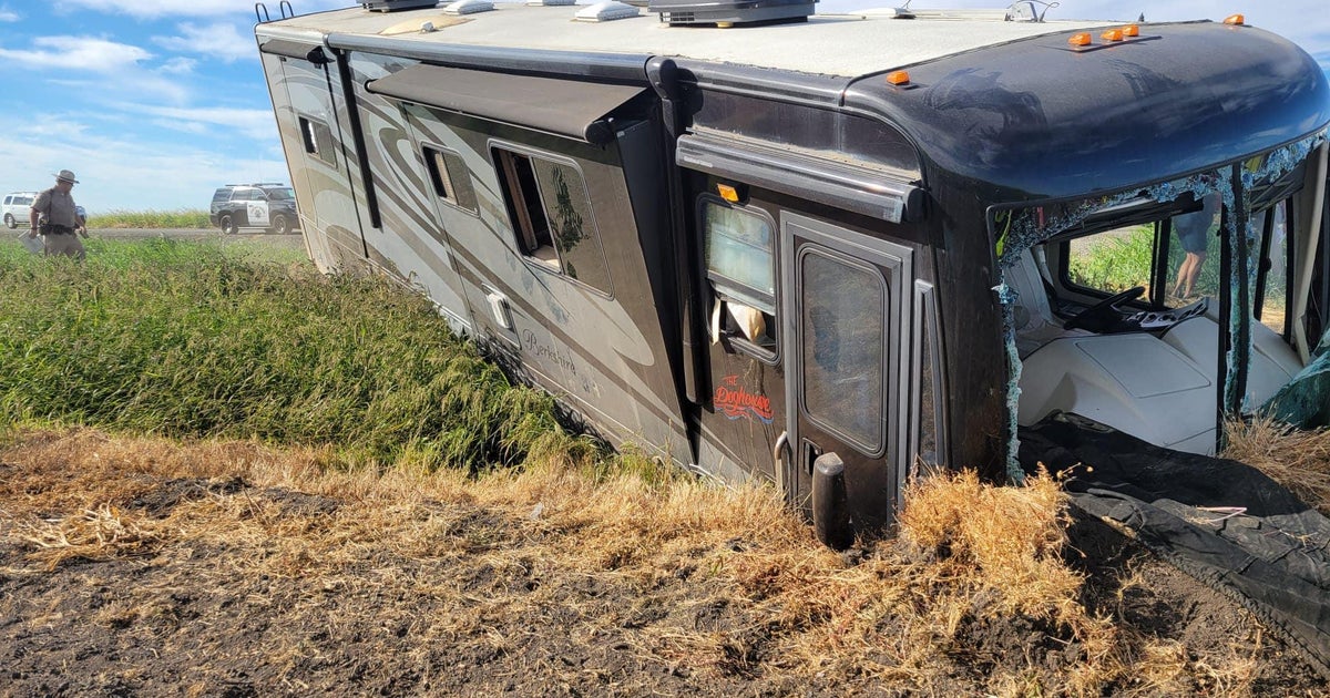 RV driver dies after crashing off Highway 12 near Isleton