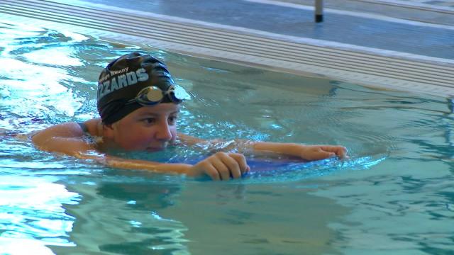 Sopha Nohre, adaptive swimmer with brittle bone disease 