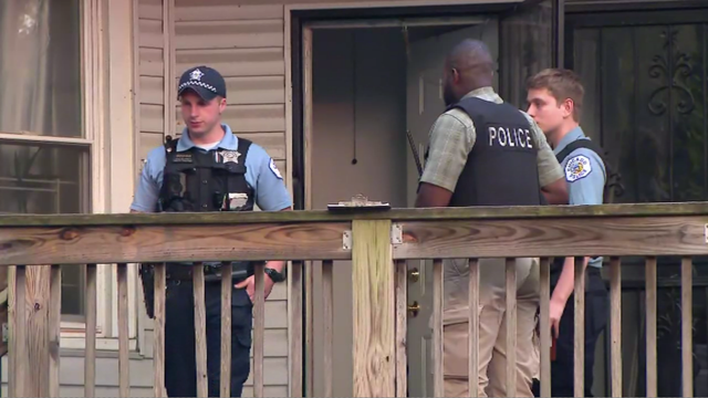 Generic police lights and crime scene tape 