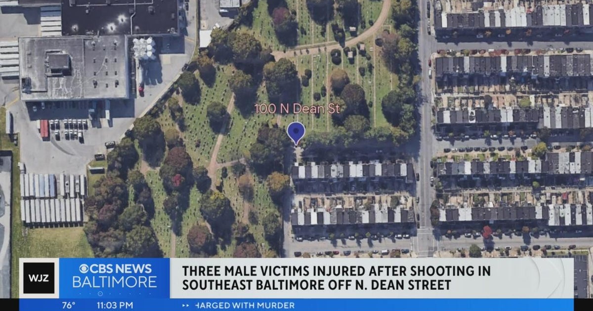 Three men injured in Southeast Baltimore shooting - CBS Baltimore