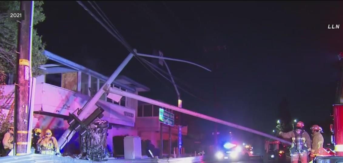 A repeat crash site in Norwalk is hit again with an early morning ...