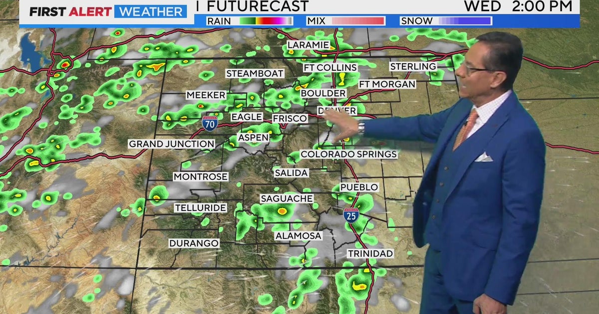 More 90s with cooling afternoon thunderstorms - CBS Colorado