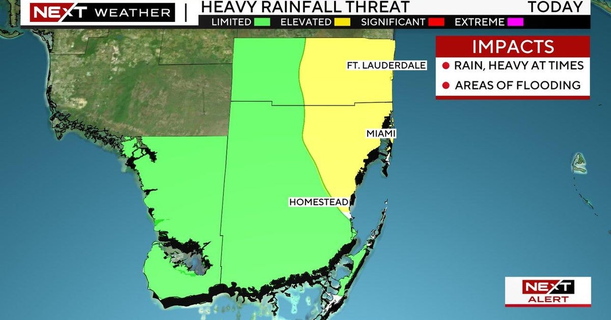 South Florida temperature: Persistent rain menace provides risk of flooding to Broward, Miami-Dade
