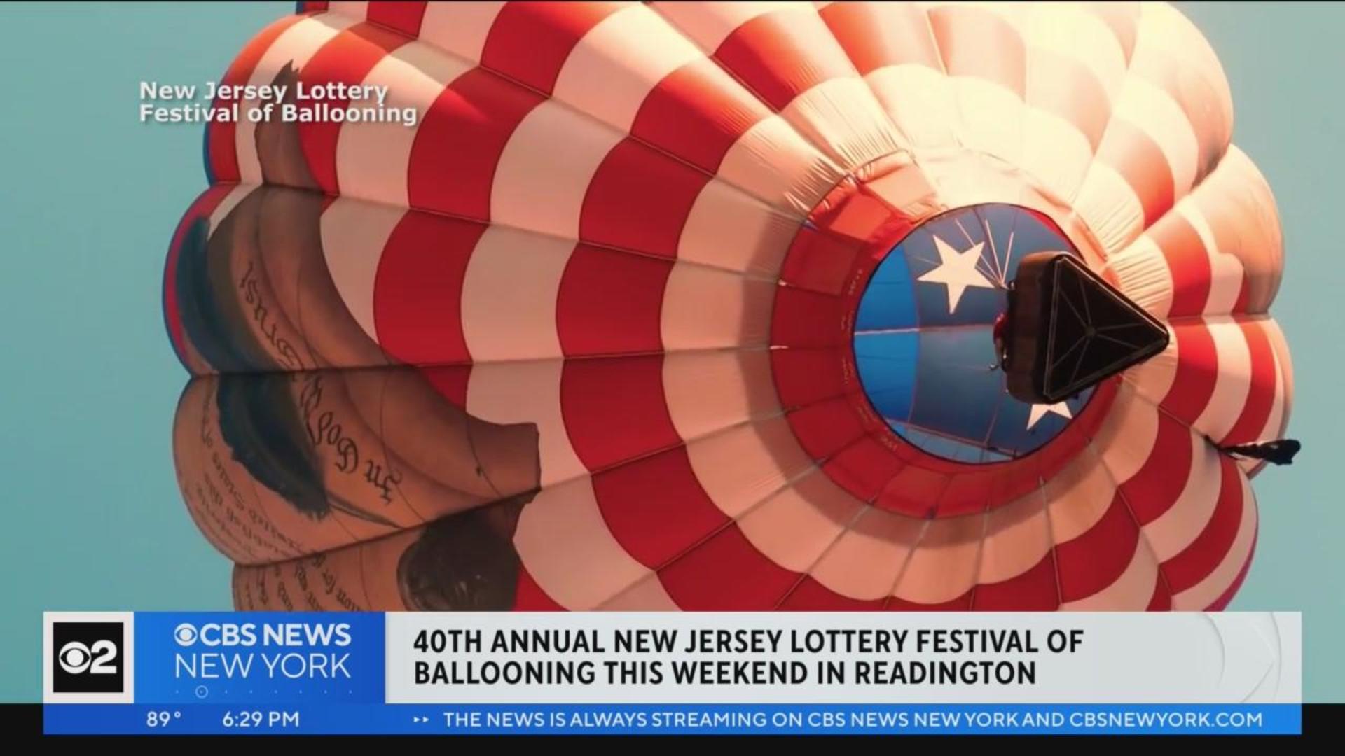 New Jersey Lottery Festival of Ballooning takes to the skies this weekend -  CBS New York