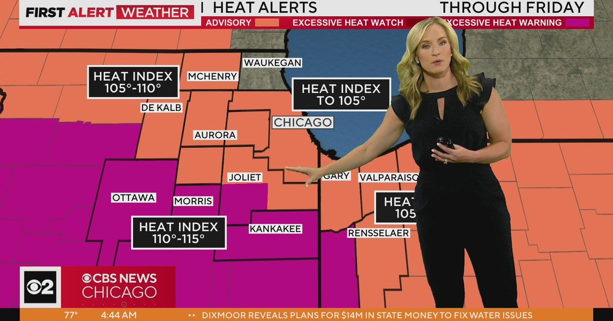 Chicago Weather Alert: Dangerous heat, severe storm threat Friday - CBS ...