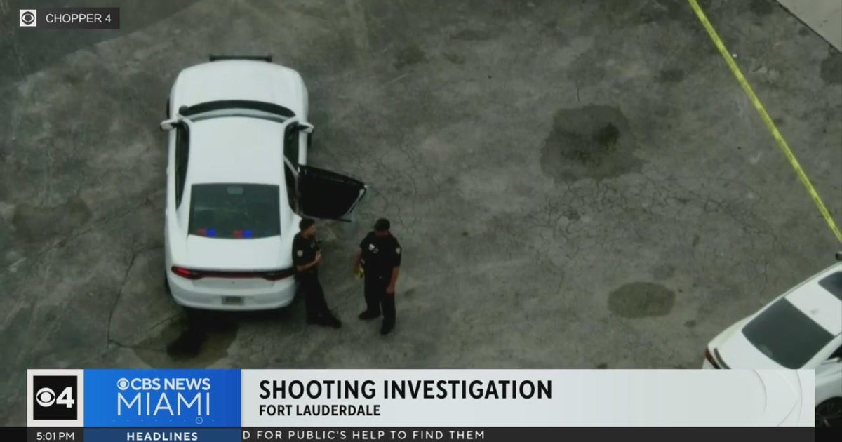 Shooting investigation underway in Fort Lauderdale - CBS Miami