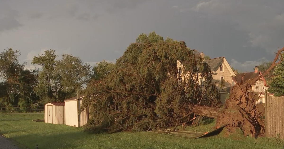 Damaging winds cause heavy damage as storms roll through Woodstown, NJ