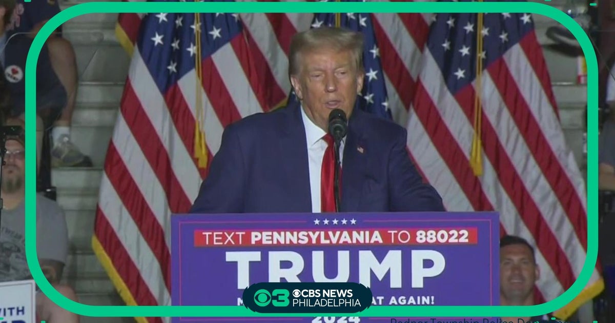Trump urges opponents to drop out of 2024 race during Erie, PA rally ...