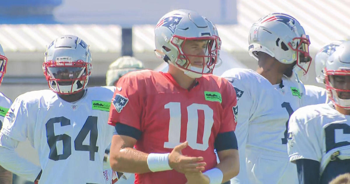 How Cole Strange Looked In First Padded Practice Of His Patriots