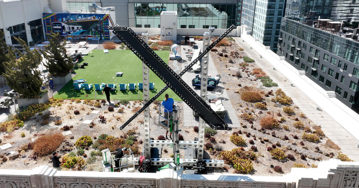 Flashing “X” sign dismantled at former Twitter’s San Francisco headquarters